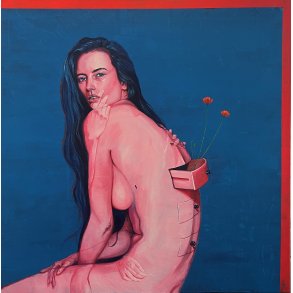 Maleri/Skulptur af 100x100cm David Ju�rez