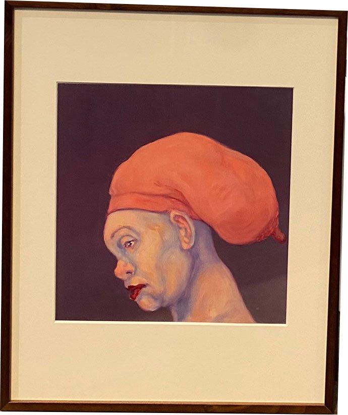 Fools - indrammet plakat af Michael Kvium 40x50cm