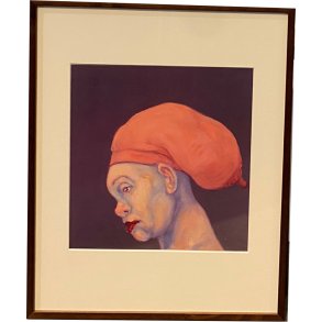 Fools - indrammet plakat af Michael Kvium 40x50cm