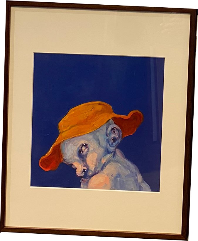 Fools - indrammet plakat af Michael Kvium 40x50cm
