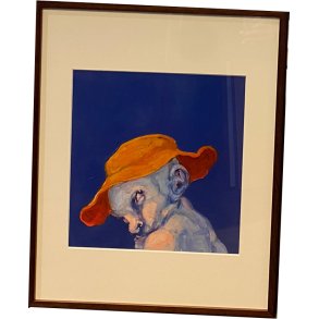 Fools - indrammet plakat af Michael Kvium 40x50cm