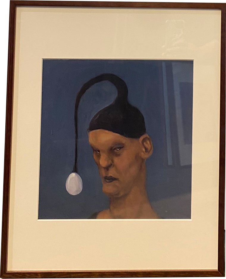 Fools - indrammet plakat af Michael Kvium 37x37cm
