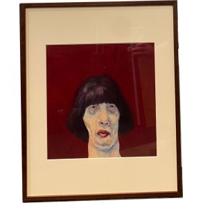 Fools - indrammet plakat af Michael Kvium 40x50cm