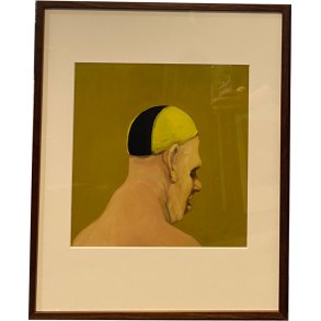 Fools - indrammet plakat af Michael Kvium 40x50cm