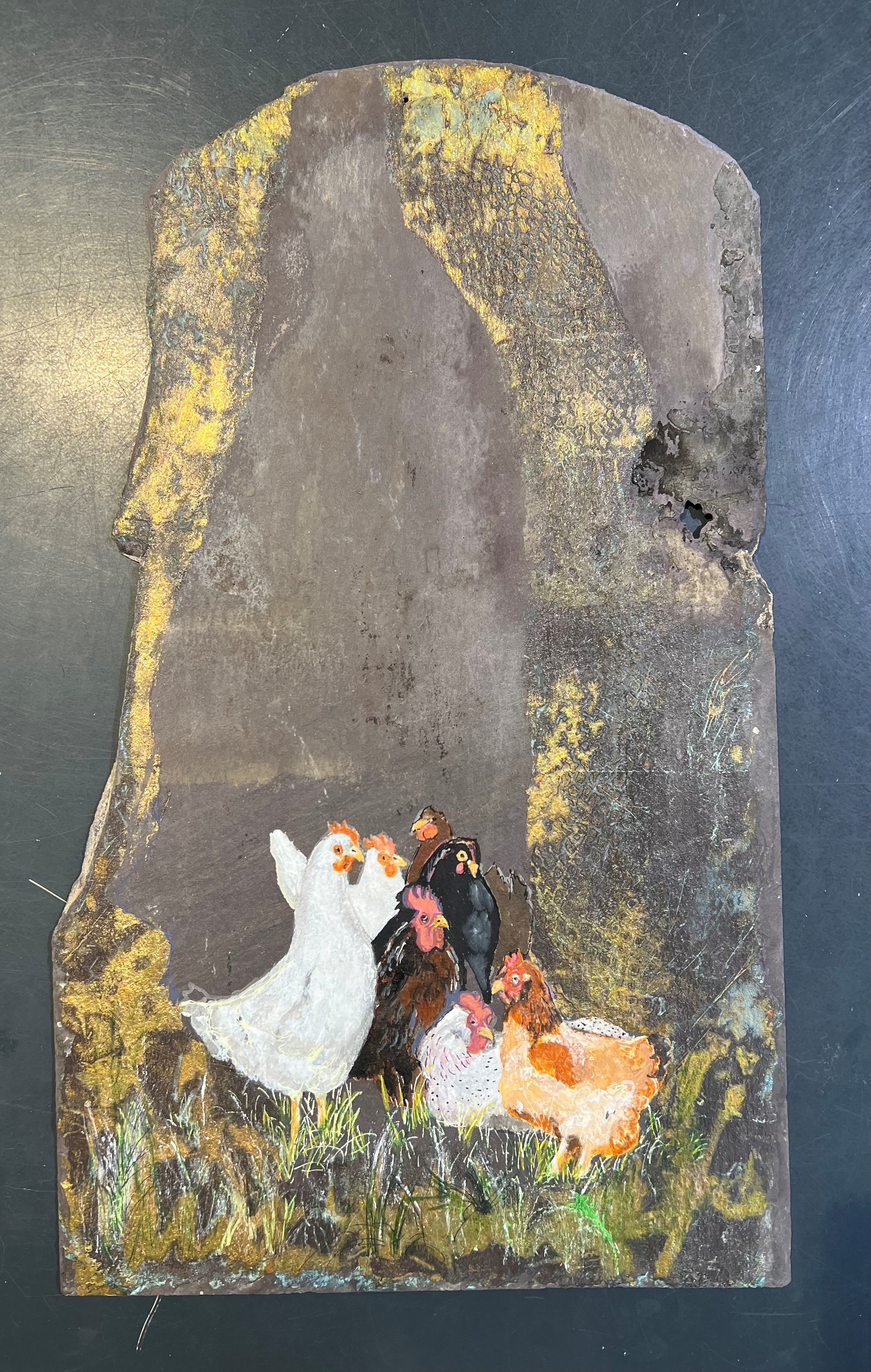Anne-Mette Lehrskov, 30x60cm maleri af hns