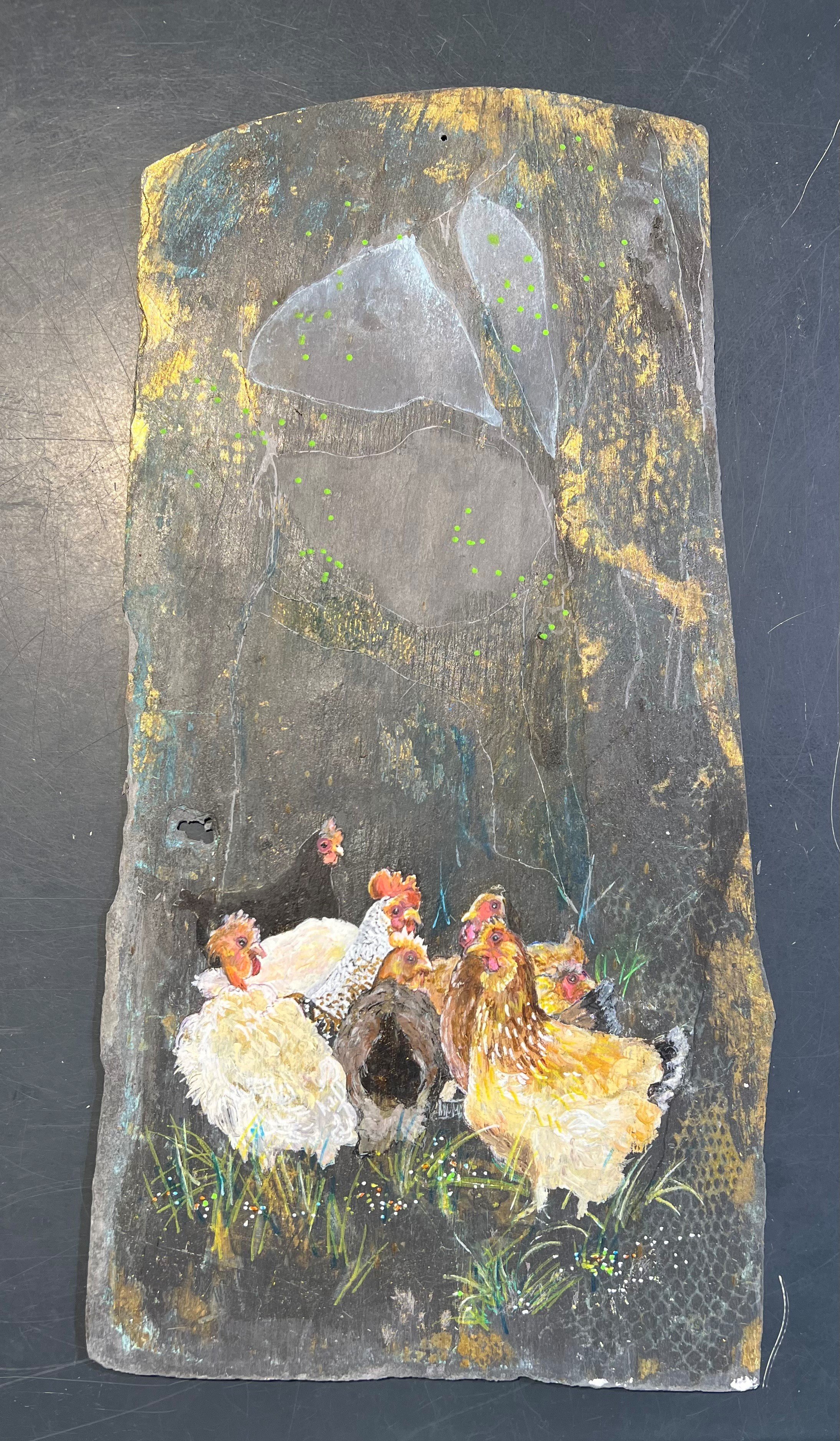 Anne-Mette Lehrskov, 30x60cm maleri af hns