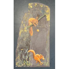 Anne-Mette Lehrskov, 30x60cm maleri af egern