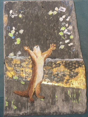 Anne-Mette Lehrskov, 20x25cm maleri