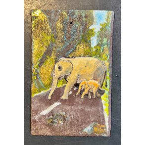 Anne-Mette Lehrskov, 12x18cm maleri p skiffer