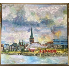 Aarhus maleri, Domen 110x130cm af Sarah Hi