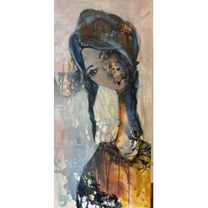 Annemette Hoier 50x100cm maleri