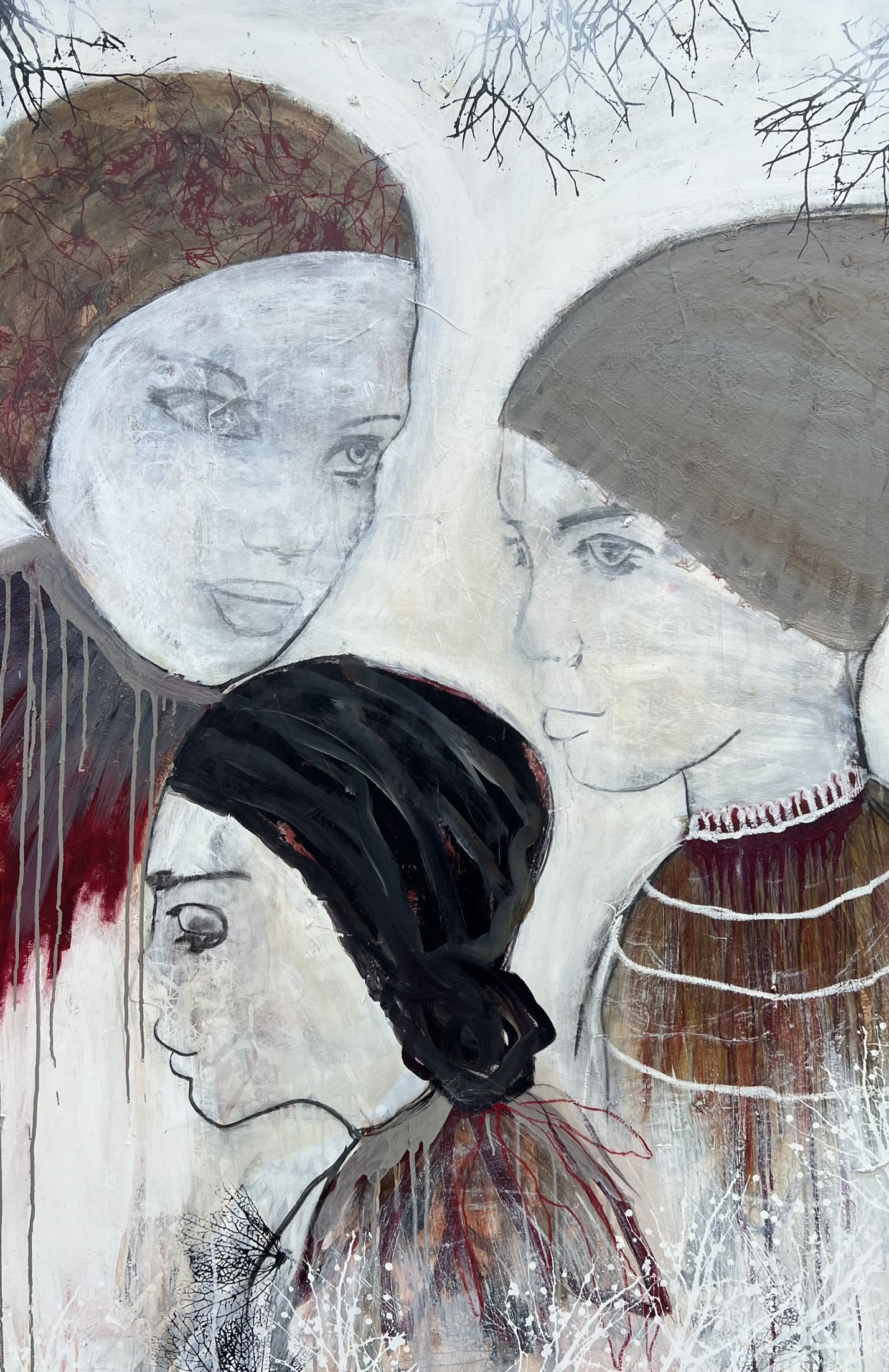 Rie Brdsgaard  maleri 100x150cm