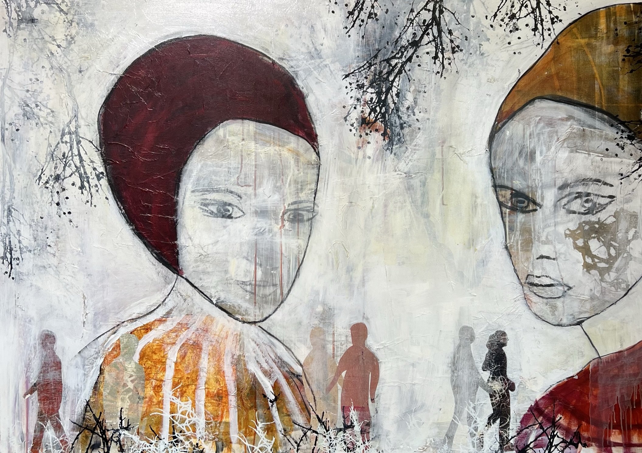 Rie Brdsgaard  100x140cm maleri