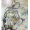 Rie Brdsgaard  90x100cm maleri  med ngen figur