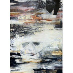 Rie Brdsgaard  100x14cm maleri