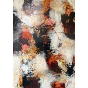 Rie Brdsgaard  100x14cm maleri