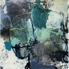 Rie Brdsgaard  100x100cm maleri