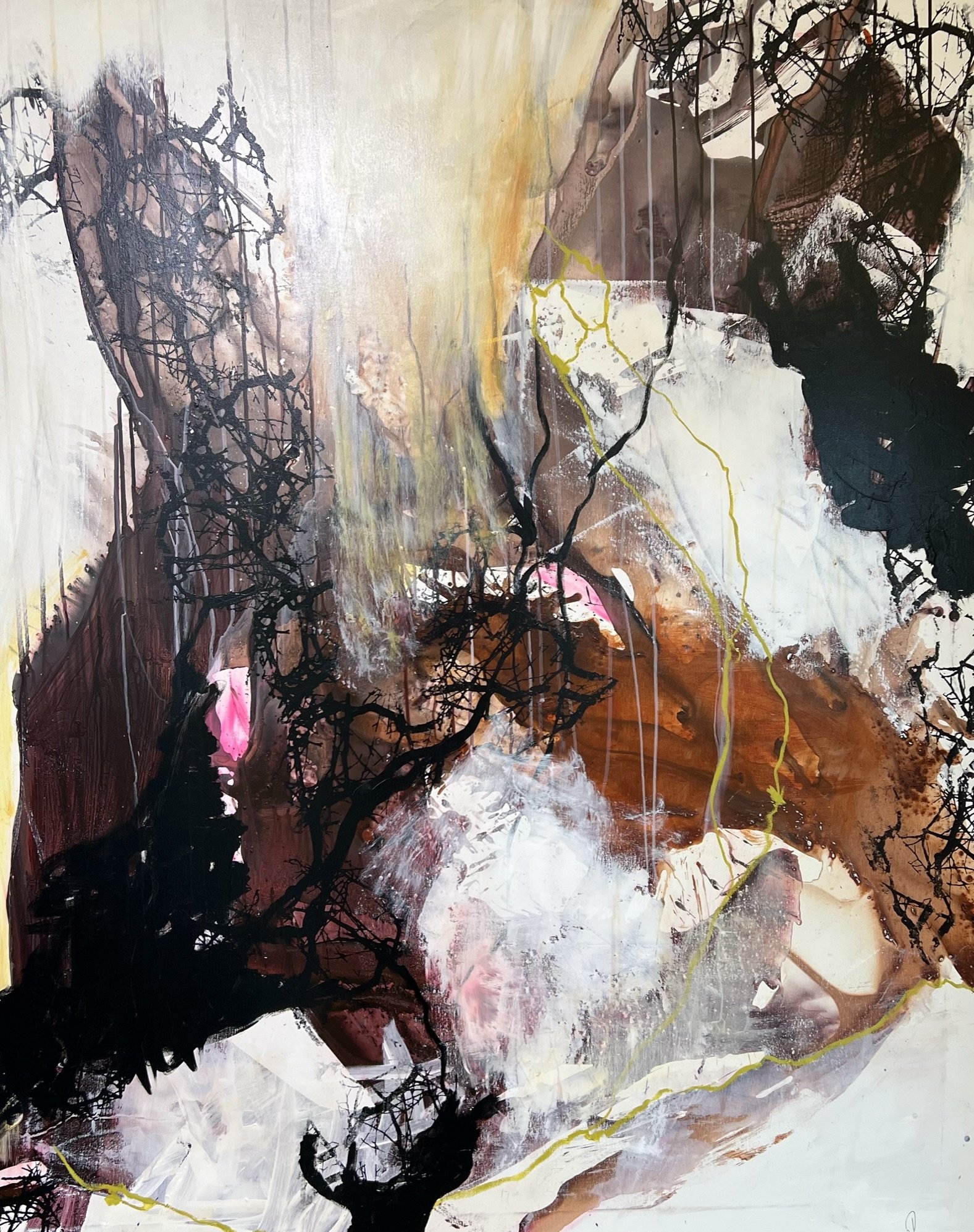Rie Brdsgaard  150x120cm maleri