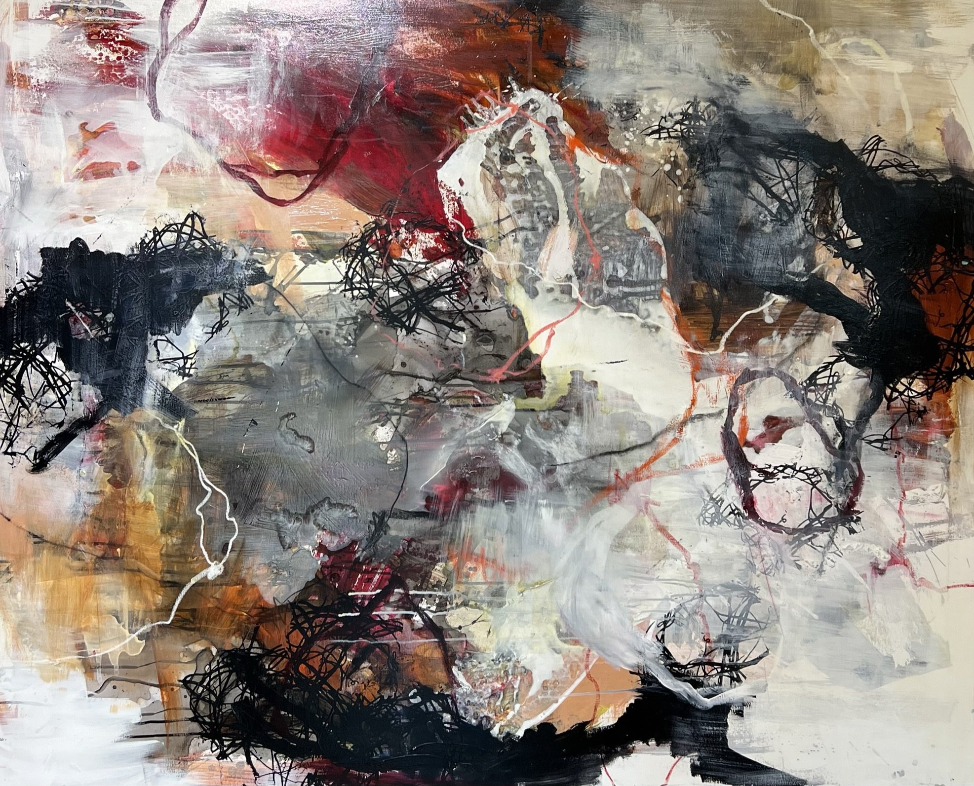 Rie Brdsgaard  150x120cm maleri