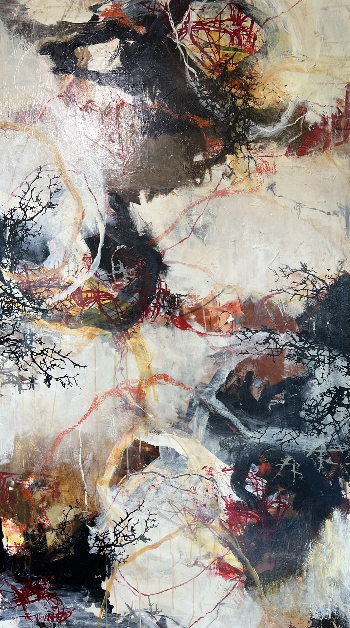 Rie Brdsgaard  90x160cm maleri