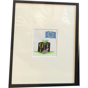 Kurt Westergaard, kronik 24x30cm