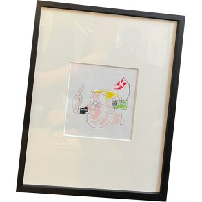 Kurt Westergaard, kronik 24x30cm