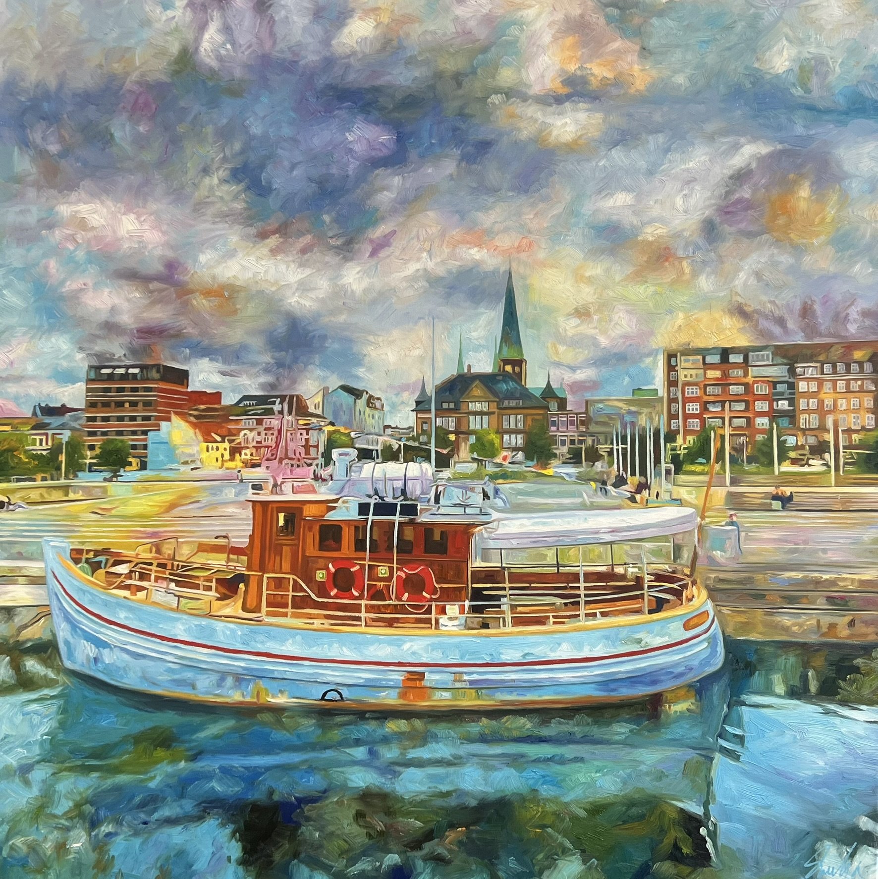 100x100cm af Sarah Hi