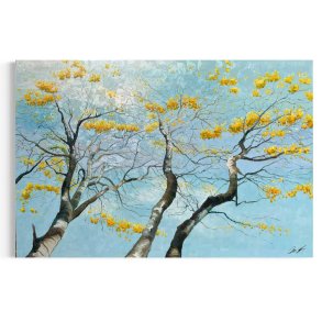 En flelse af efterr 100x150cm maleri af Anne Mette Harkes