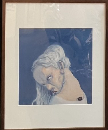 Fools - indrammet plakat af Michael Kvium 40x50cm