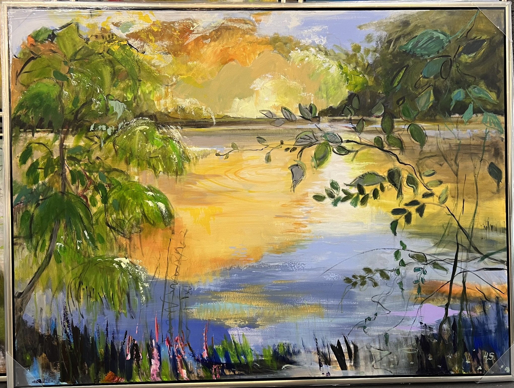 Hanne Srensen - maleri 90x120cm
