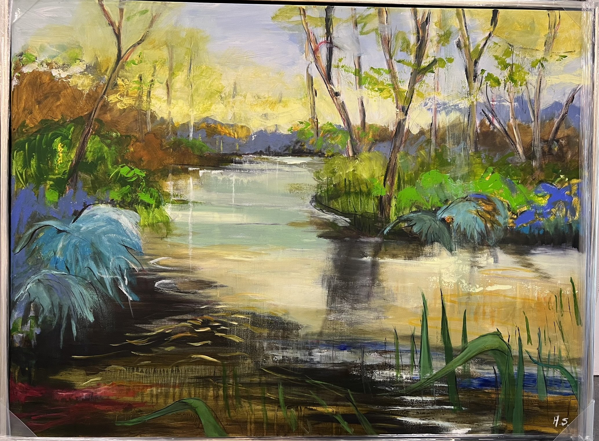 Hanne Srensen - maleri 90x120cm