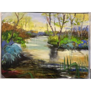 Hanne S�rensen - maleri 90x120cm