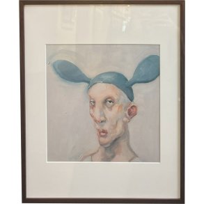 Fools - indrammet plakat af Michael Kvium 40x50cm