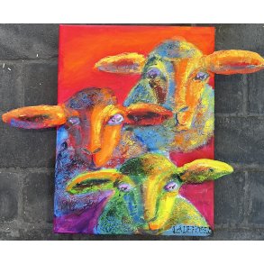 30x40cm 3D maleri af Jette Ladefoged