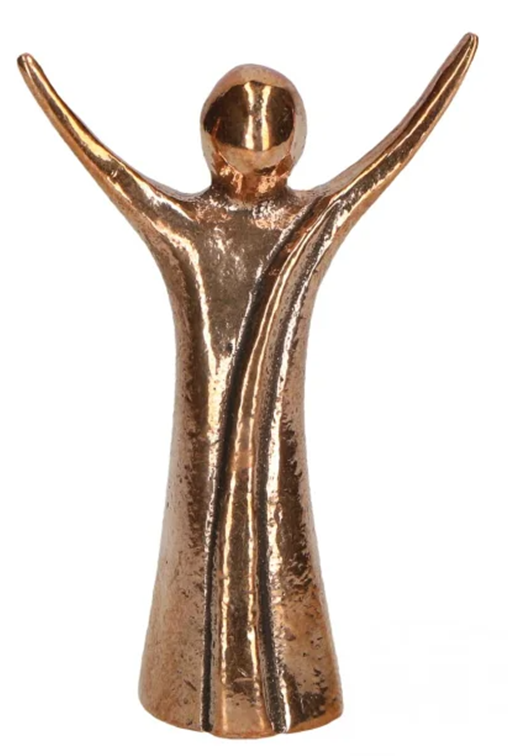 Livsglde, figur i bronze
