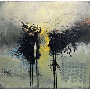 Rita Kobborg maleri 80x80cm