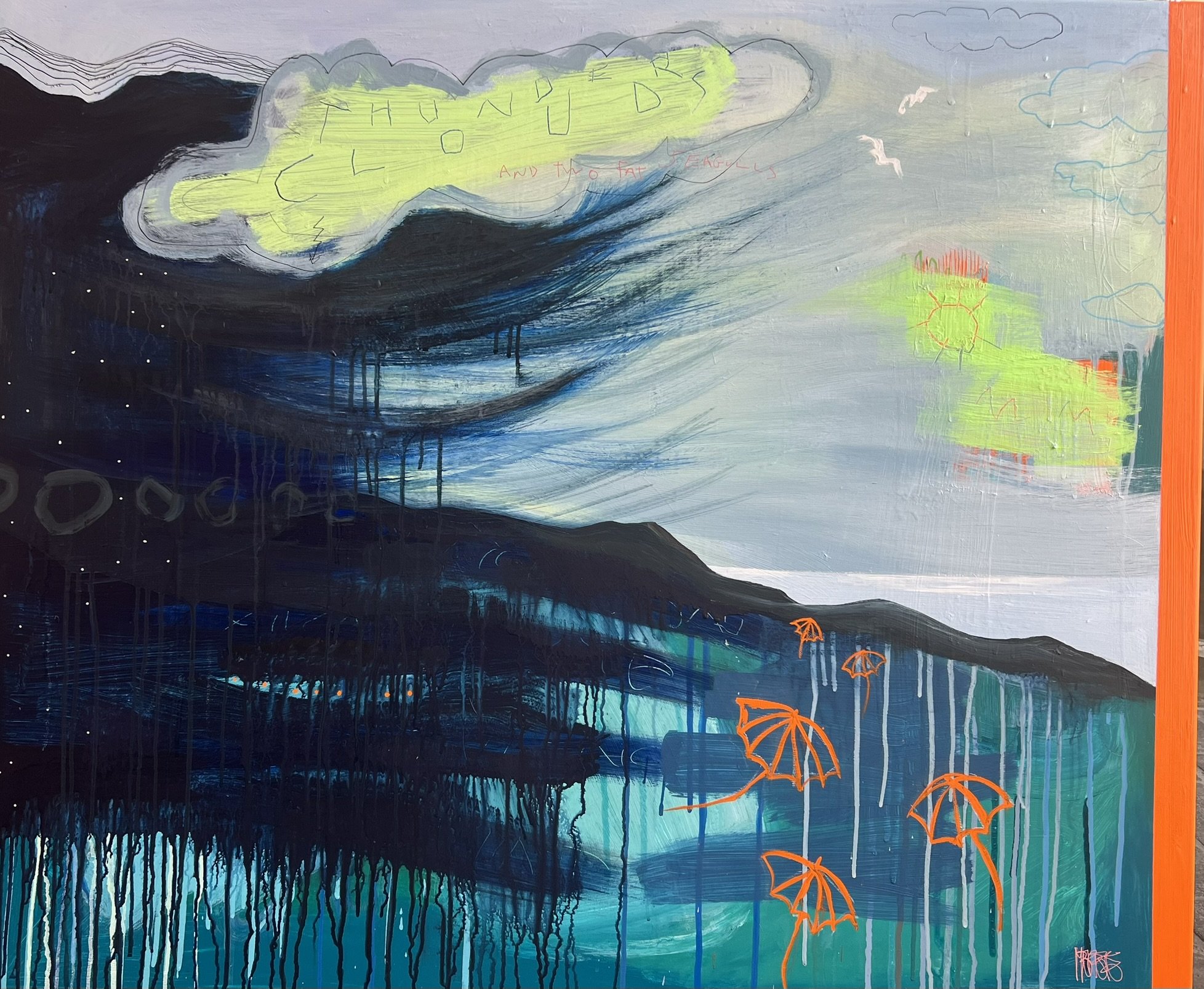 Merete Lisby, maleri 100x120cm
