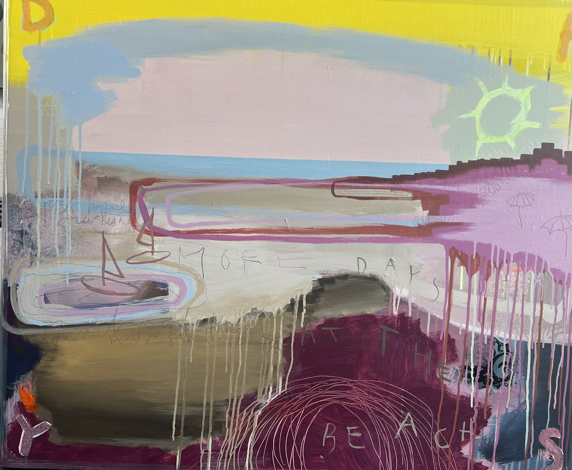 Merete Lisby, maleri 100x120cm