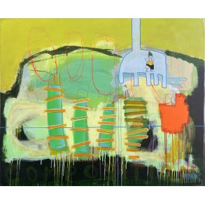 Merete Lisby, maleri 100x120cm