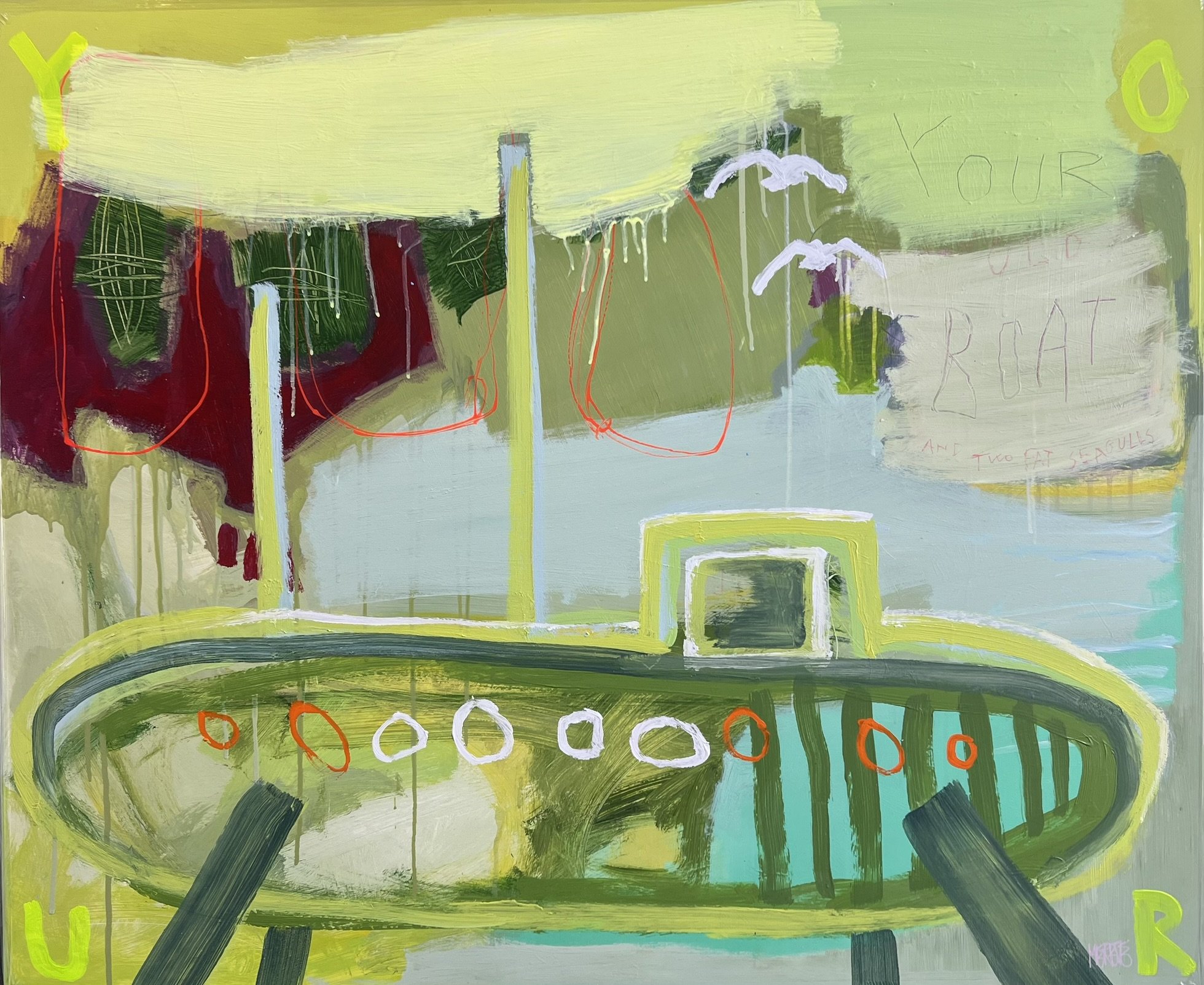 Merete Lisby, maleri 100x120cm