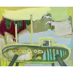 Merete Lisby, maleri 100x120cm