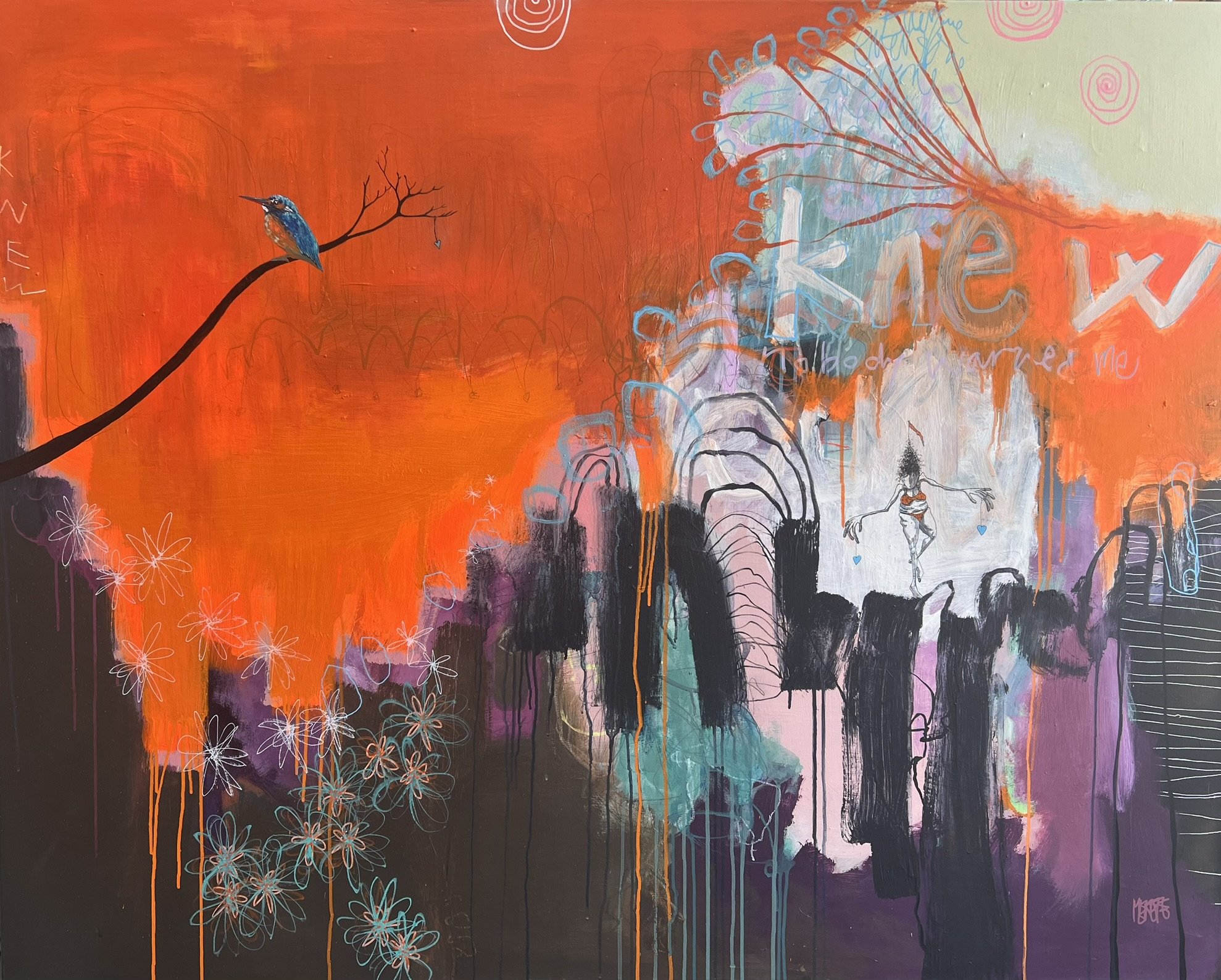 Merete Lisby, maleri 120x150cm
