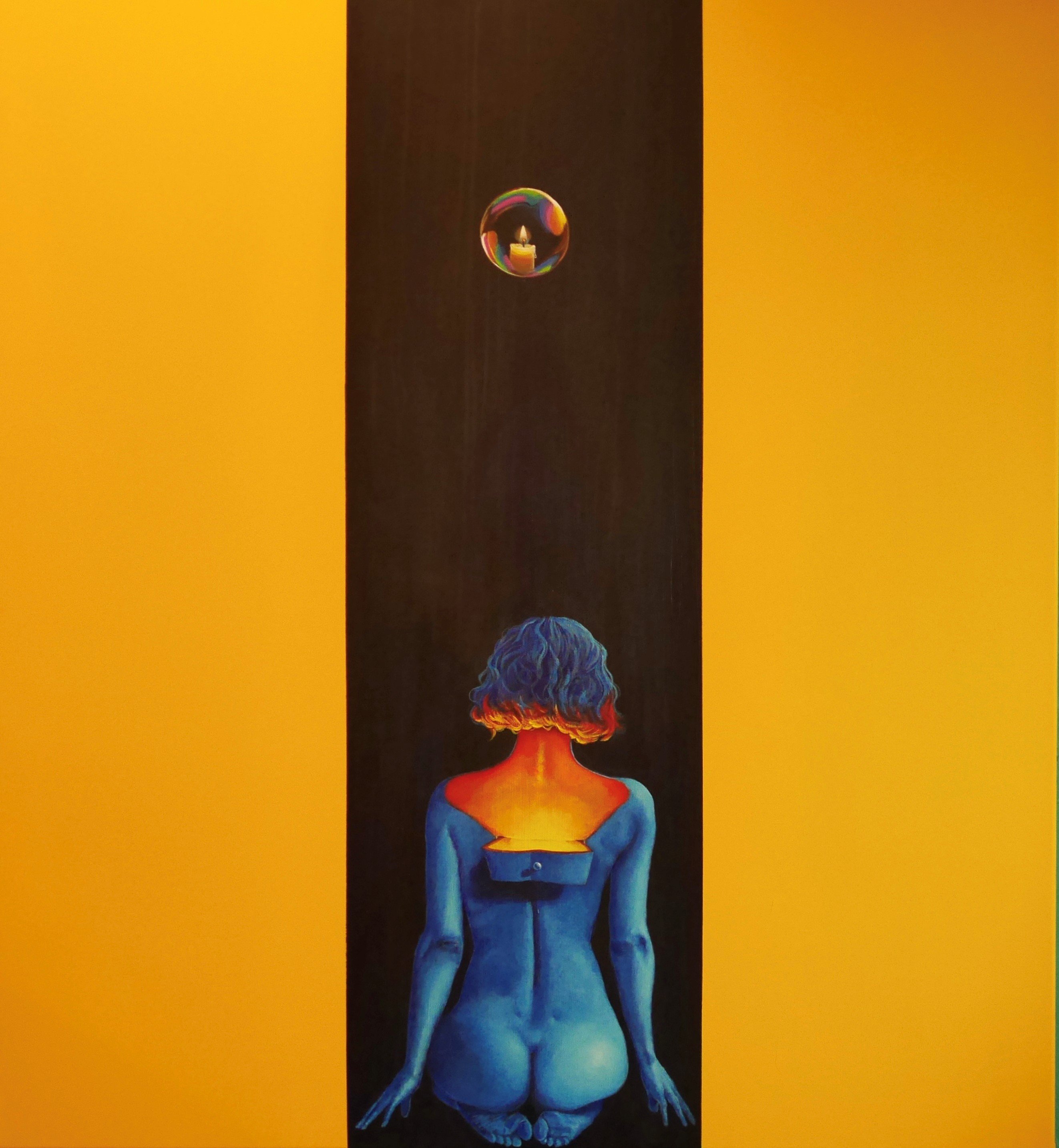Inner feelings maleri 100x90cm David Jurez