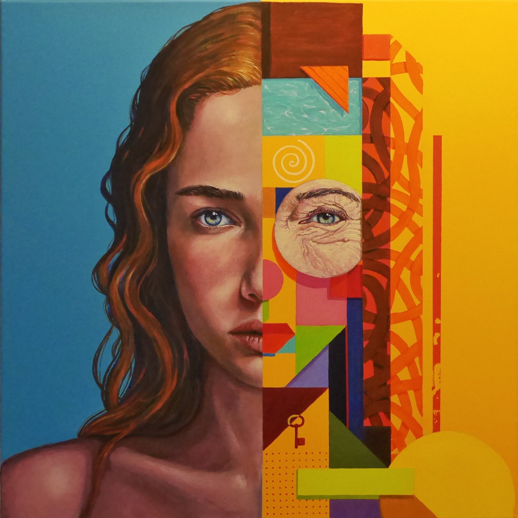 Years Dessolve maleri 50x50cm David Jurez