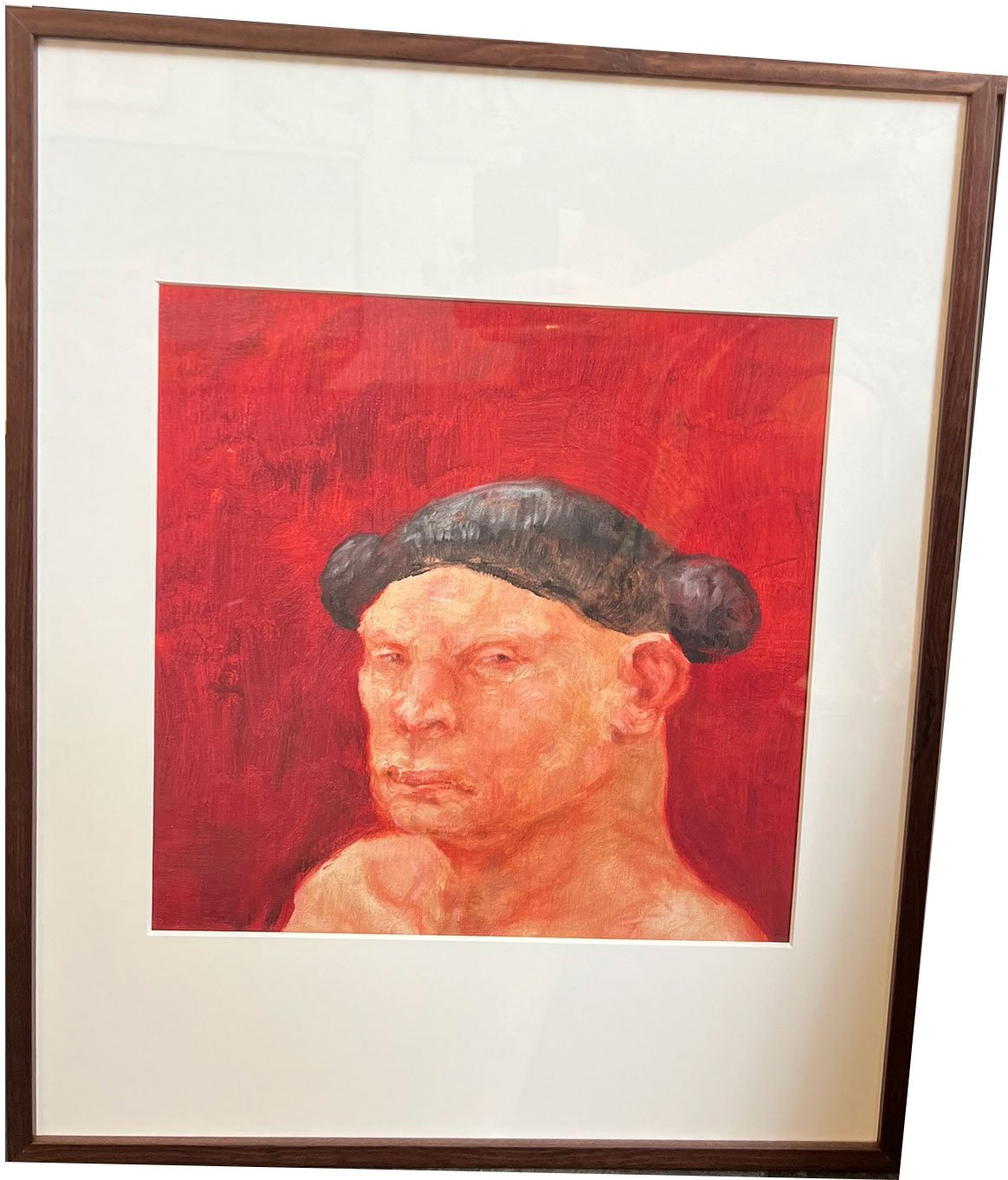 Fools - indrammet plakat af Michael Kvium 40x50cm