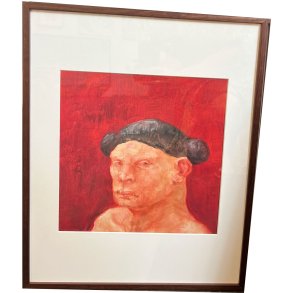 Fools - indrammet plakat af Michael Kvium 40x50cm