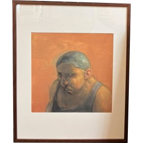 Fools - indrammet plakat af Michael Kvium 40x50cm