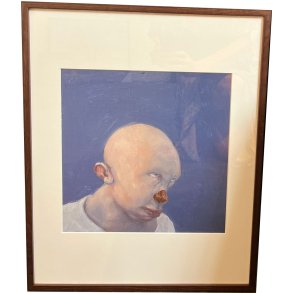 Fools - indrammet plakat af Michael Kvium 40x50cm