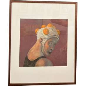 Fools - indrammet plakat af Michael Kvium 40x50cm