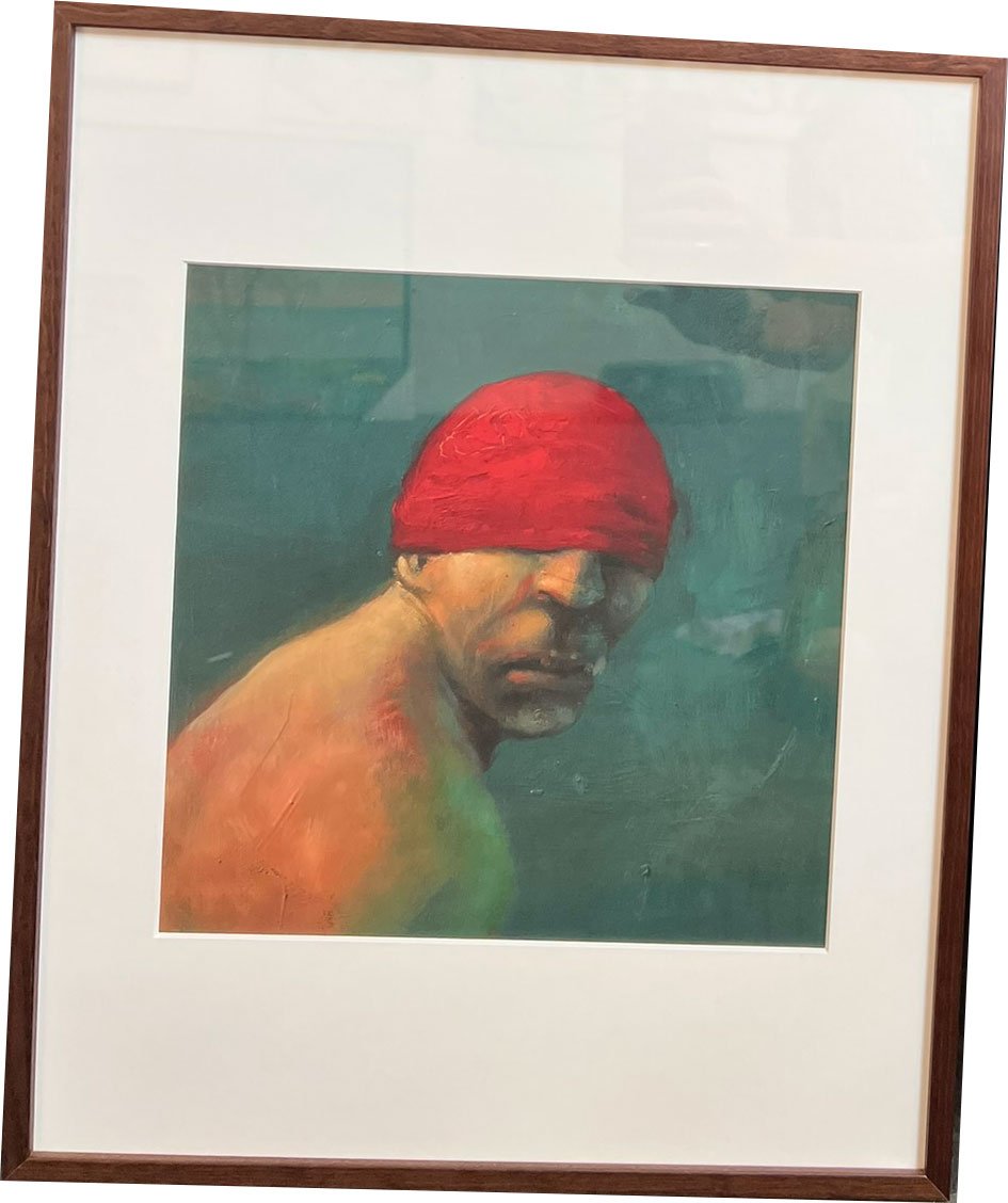 Fools - indrammet plakat af Michael Kvium 40x50cm